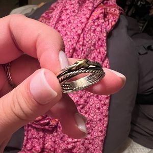 David Yurman X crossover ring